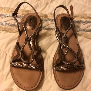 BOC Gold Sandals